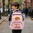 thumbnail image 4 of Aplkyhs Sports Backpack for Kids Teens Age 6-18 School Bookbag Durable Lightweight Water Repellent Backpack for School Sports Cute Axolotl Strawberry, 4 of 7