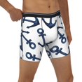 thumbnail image 5 of Sigee Navy Blue Anchors for Men's Boxer Briefs,Moisture Wicking and Breathable X-Large, 5 of 9