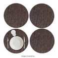 thumbnail image 3 of Set de Manteles Individuales Home Creations Redondos 4 Piezas Chocolate, 3 of 3