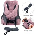 thumbnail image 3 of Cat Harness and Leash - Ultra Light Escape Proof Kitten Collar Cat Walking Jacket with Running Cushioning Soft and Comfortable Suitable for Puppies Rabbits, 3 of 7