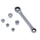 thumbnail image 1 of Juego De Llaves De Trinquete De 72 Dientes, 8 Mm, 10 Mm, 12 Mm, 13 Mm, 17 Mm, Juego De Llaves De Tubo De Acero Cr V, Profesional De Alta Resistencia Para Mantenimiento De, 1 of 7