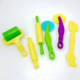 thumbnail image 3 of 6pcs/set Kids Color Play Dough Model Tool Toys 3D Plasticine Tools Playdough Set Early Learning Toys, 3 of 4