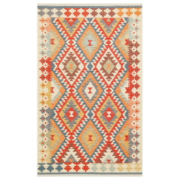 Legnano Cream Modern Area Rugs for Living Room Jacquard Textured Modern Rugs Soft Geometric Rug for Bedroom Mid Century Washable Rug Non-Slip Bohemian Carpet Perfect for Dining Room Office Beige