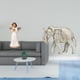 thumbnail image 2 of Figura De Resina De Querubín Con Paloma Para Escritorio, Sala De Estar, Pasillos Navideños, Estatua Rústica De Animal, Elefante De Madera Tallado, Recuerdos Para Estantería De Año Nuevo., 2 of 8