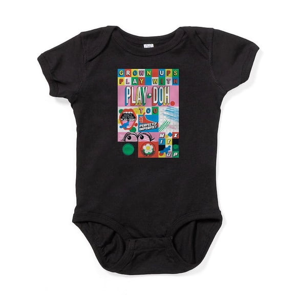 CafePress - Grown Ups Play With Play Doh Body Suit - Cute Infant Bodysuit Baby Romper - Size Newborn - 24 Months