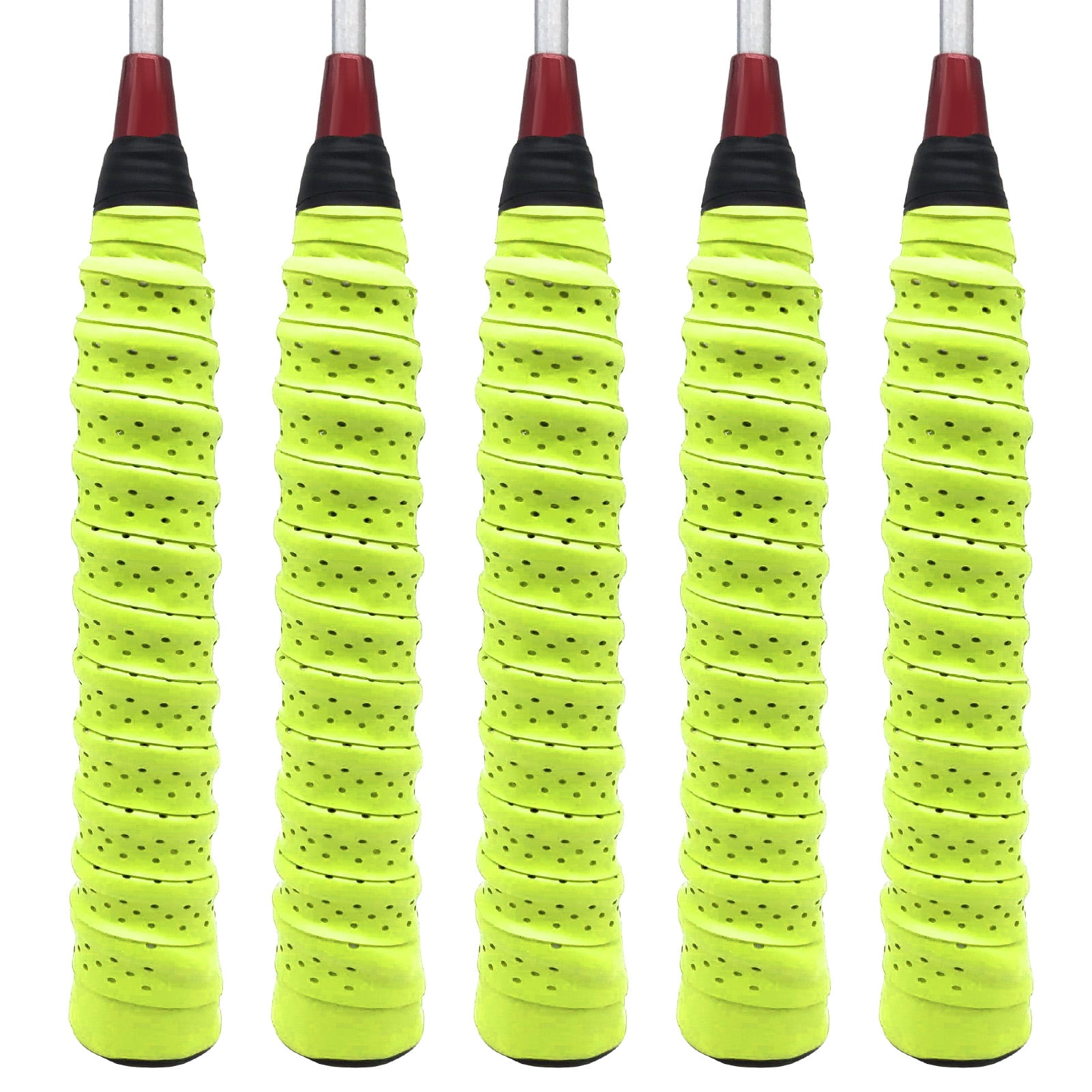 5pcs Mixed Colour YONEX Over Grip Badminton Racket Grip Tape Tennis Replacement 