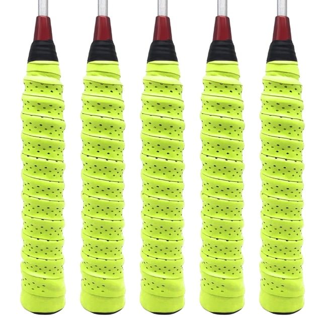 5pcs Racket Grip Tape Super Absorbent Badminton EVA Overgrip -slip Tennis Grip Absorb Sweat Racket Sticky Hand Grip