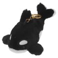 thumbnail image 4 of 1Pack Multi Color Whale Shape Plush Keychain For Sea Animal Lovers Gifts, 4 of 9