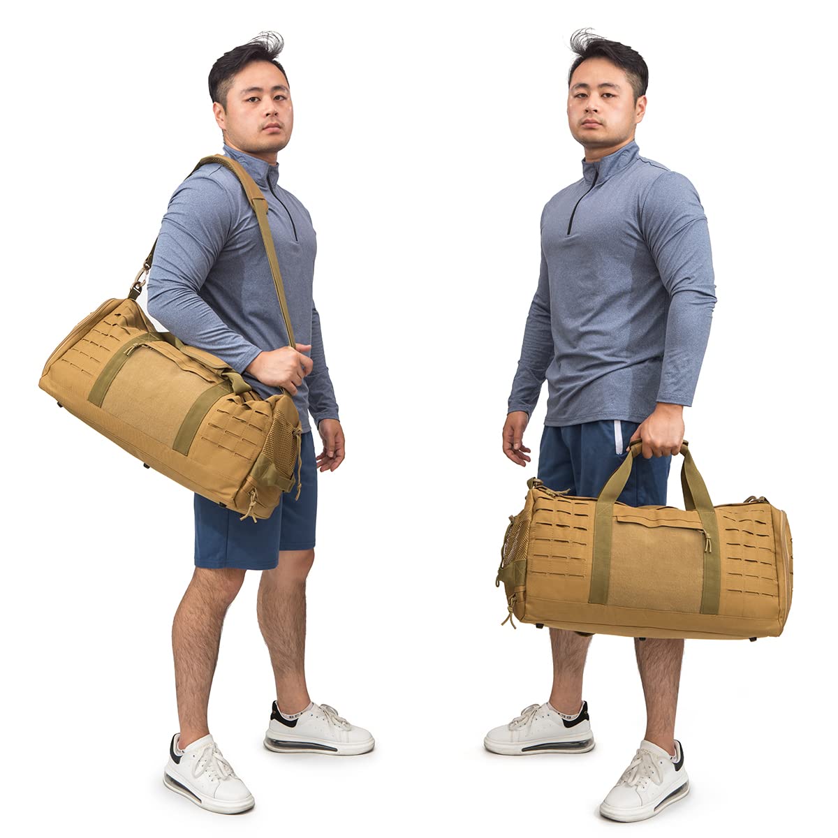 Haadid 40L Military Tactical Duffle Bag & Tactical Toiletry Bag