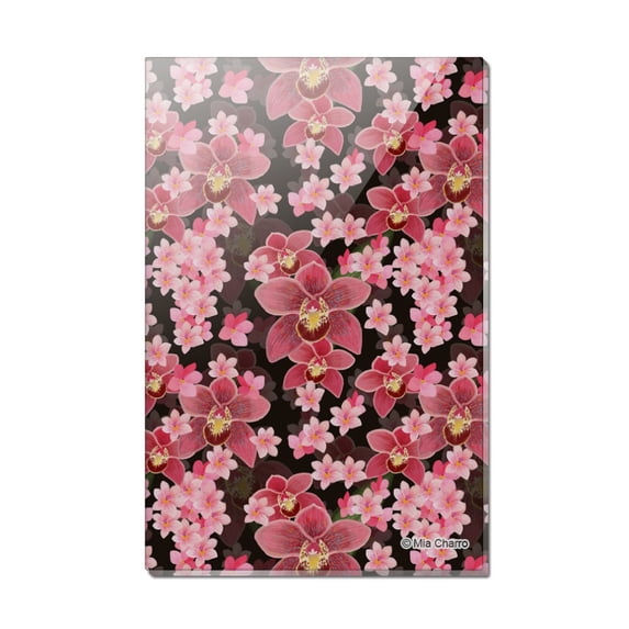 Beautiful Orchids Rectangle Acrylic Fridge Refrigerator Magnet