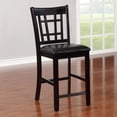 thumbnail image 2 of Lavon Wood Counter Chair Black and Espresso (Set of 2), 2 of 4