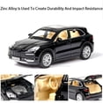 thumbnail image 4 of 1:32 Scale Cayenne Macan Model Car Toys Alloy Diecast Doors Opened Sound Light Pull Back Ornament Toy Vehicles for Kids Gifts, 4 of 9