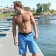thumbnail image 2 of Laguna Men's Board Shorts | Blue | PWC Ride Shorts (30), 2 of 3