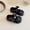 Black, variant on 2026 Elegant Princess Sandals for Girls Comfortable Children's Shoes in Infancy with Bow Black 8 Toddler