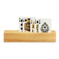 thumbnail image 4 of Sterling Games Solid Wooden 9" Playing Cards Holder Set of 4, 4 of 6