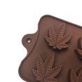thumbnail image 4 of Molde De Silicona Moldes de silicona para Chocolate, bandeja para hornear de hoja de arce de 8 cavidades, molde para Fondant de pastel DIY, 4 of 6