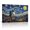 B, variant on XaaKee Celestial Fox Watch 0052 Mystic Observer Galaxy Sky Mountain Range Art Prints Canvas Wall Art Inner Framed 18*12Inch