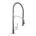 thumbnail image 3 of KOHLER 23765-VS Tone Semi Professional Kitchen Faucet, Vibrant Stainless, 3 of 7