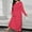 Red, variant on Fazvaoo Womens Nightgowns Long Sleeve Long Sleepwear Casual Pajama(Green,Size S-5XL)