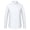 White, variant on Men's Formal Dress Shirts Hidden Button Front French Cuffs Shirt Random Metal Cufflinks