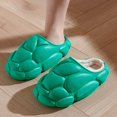 thumbnail image 2 of Vedolay Women Slippers Soft Plush Warm Lightweight Non-Slip House Slippers Green,39, 2 of 5