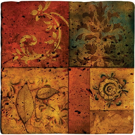

Thirstystone Ambiance Drink Coasters Set Organic Montage I Travertine