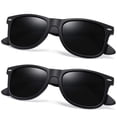 thumbnail image 1 of Gafas de sol Joopin Square Polarized UV400 de gran tamaño, paquete de 2, 1 of 6