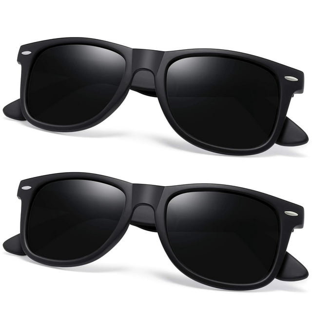 Gafas de sol Joopin Square Polarized UV400 de gran tamaño, paquete de 2