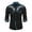 Black2, variant on Mens Casual Tops Western Cowboy Long Sleeve Embroidered Button Down Mens Activities Shirt,White,3XL