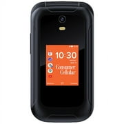 Consumer Cellular Iris, 8GB, Black - Flip Phone