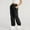 Black, variant on LSLJS Joggers for Women Crossover Elastic Waist Sweatpants Casual Trendy Solid Color Athletic Work Pants with Pockets, S-2XL