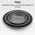 thumbnail image 3 of Ultralight Titanium Plate Camping Dishes Metal Saucer Outdoor Tableware Picnic, 3 of 8