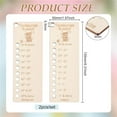 thumbnail image 3 of HOARBOEG Temperature Blanket Color Chart Temperature And Color Table For Wooden Knitting, 3 of 5