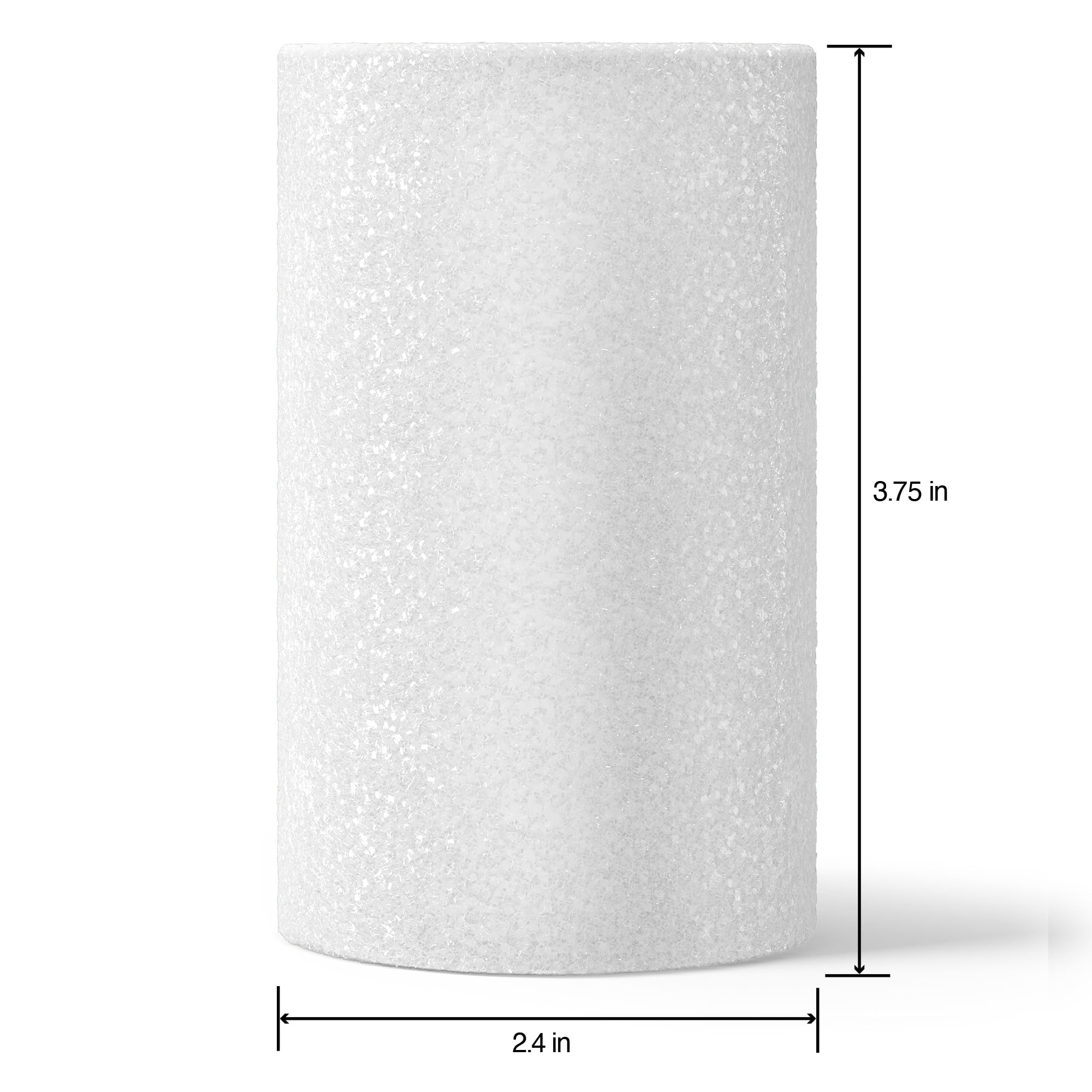 FloraCraft CraftFōM Mug Plug 2.4 Inch x 3.75 Inch White