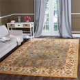 thumbnail image 2 of Safavieh Antiquities Collection AT847A Handmade Traditional Oriental Blue and Ivory Wool Area Rug (6' x 9'), 2 of 3