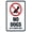 Warning Sign 3, variant on No Dogs No Fires No Dumping No Camping No Hunting No Fishing Warning Sign, Security Safety Metal Sign - 8"x12" Vintage Caution Poster Decor for Business Office Home Street Use