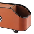 thumbnail image 6 of Car Headrest Organizer Backseat Storage Box Durable Large Capacity Phone Stand Stylish Universal with Cup Holders for Road Trips Kids Orange, 6 of 7