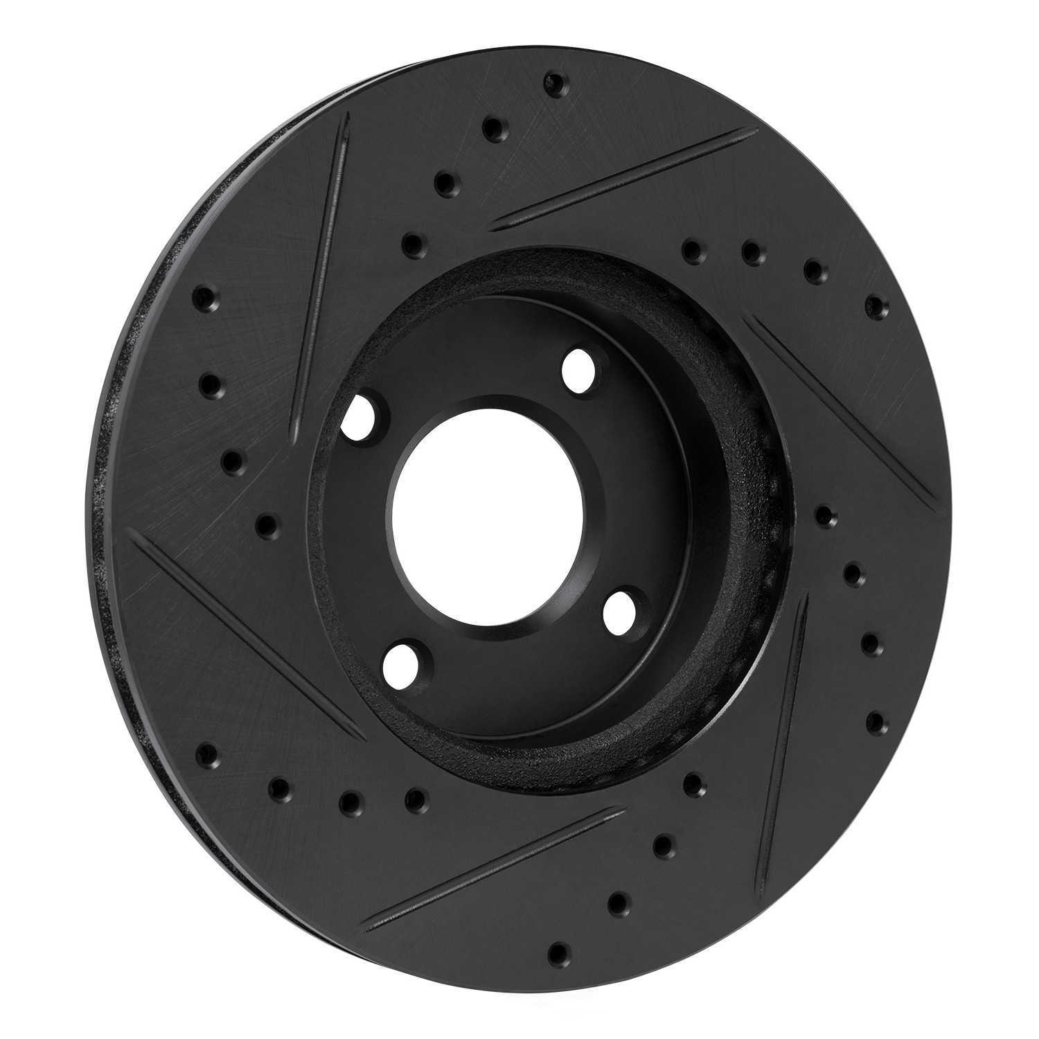 Dynamic Friction Company 633-67112R DFC Brake Rotor - Drilled And Slotted - Black