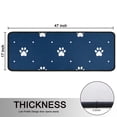 thumbnail image 5 of Kitchen Rugs Sets Of 2,Paw Print Anti Fatigue Kitchen Mat Rugs Non Slip Washable,Decorative Kitchen Floor Mats for Kitchen,Sink,Laundry,17"x47"+17"x47", 5 of 5