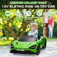 thumbnail image 3 of MUKIDY Electric Ride on Car for Kids, Licensed McLaren765LT 12V 7Ah Kids Ride-on Toy for Toddlers 3-6 with Remote, LED Lights, Bluetooth - Green, 3 of 8