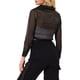 thumbnail image 3 of CAMISA DE MANGA LARGA TRANSPARENTE CON CUELLO PUNTA Y BOTONES PARA MUJERES INSPIRAR CHIC S NEGRO, 3 of 6