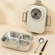 thumbnail image 1 of Fiambrera bento apilable de acero inoxidable de 1100 ml para niños y adultos | Recipiente hermético de 3 compartimentos con cuchara y palillos | Ideal para la escuela, el trabajo, la oficina y picnic, 1 of 2