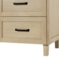 thumbnail image 7 of Ariel Monroe 66 Inch Double Oval Sink Bathroom Vanity With Carrara White Quartz Countertop 1.5 inch Edge In Oak, 7 of 7