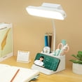 thumbnail image 1 of Lámpara de escritorio LED para protección ocular | Brillo ajustable | Luz de estudio recargable por USB para estudiantes | Diseño moderno y portátil | Dormitorio, dormitorio, oficina en casa Uso |, 1 of 6