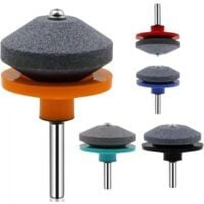 Rotary File Drill Bits for Lawn Mowers, Shovels, Axes & More 5-Piece Garden Tool Sharpener Set
