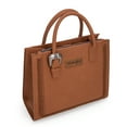 thumbnail image 5 of Wrangler Tote Bag for Women Western Cowhide Purse and Wallet Set, Brown, 5 of 7