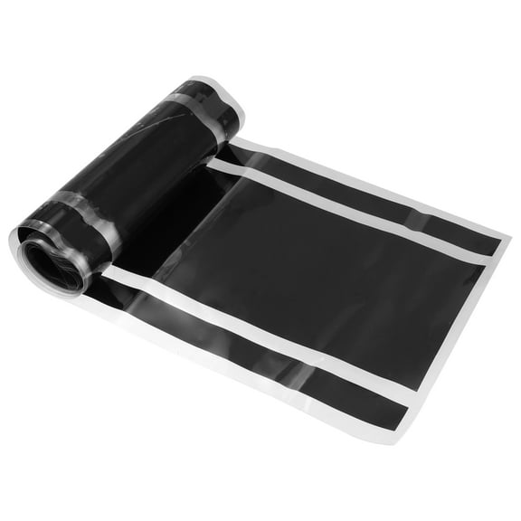 7.09"x70.87" Car Hood Stripe Pattern Sticker Exterior Decal Decoration for Car Hood Roof Trunk Skirt Bumper Black