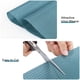 thumbnail image 5 of Juego de 4 manteles individuales con forma de cuña redonda de vinilo gris y azul de SHACOS, 5 of 9