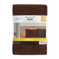 thumbnail image 4 of Mainstays Stitched Corded Pillow Sham, Caffeine Brown, Standard, 1 Pack, 4 of 5