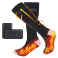 thumbnail image 3 of Calcetines térmicos eléctricos unisex Calcetines eléctricos transpirables para ciclismo de esquí de invierno, 3 of 8